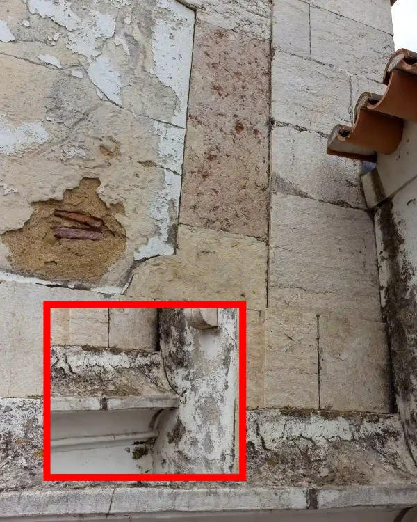 Inspeção de fachadas com drones para diagnóstico de infiltrações e descolamento de reboco em edifícios