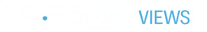 Logotipo DronieViews – Serviços profissionais de fotografia aérea e filmagem por drone.